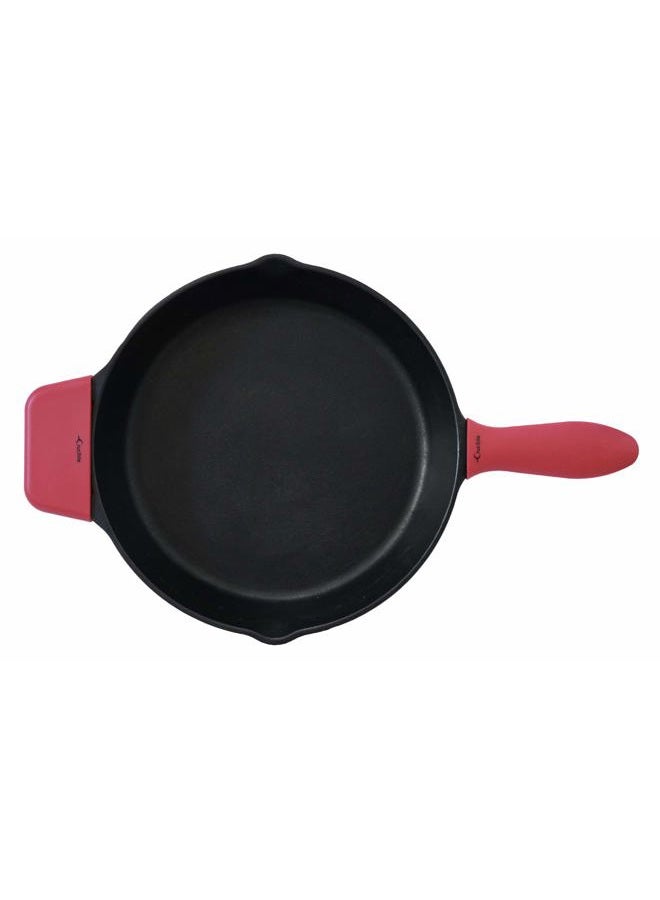Crucible Cookware Silicone Hot Handle Holder, Set of 7, 7-Pack Mix, Red - Image 3