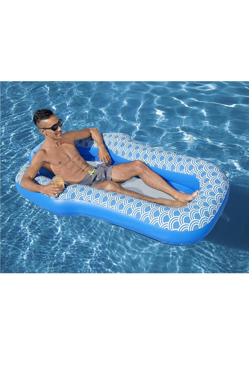 Bestway Bestway Comfort Plush Lounge 178x117cm | Inflatable Ride-on | Pool Float | Summer Water Toy | Pool & Beach Toy - Image 3