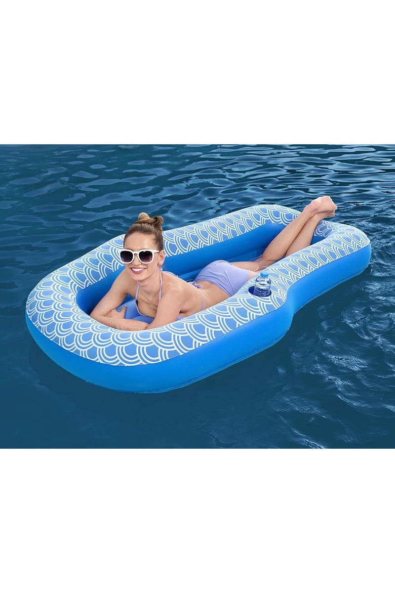 Bestway Bestway Comfort Plush Lounge 178x117cm | Inflatable Ride-on | Pool Float | Summer Water Toy | Pool & Beach Toy - Image 4