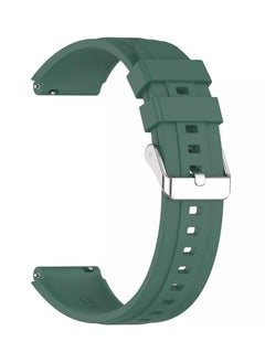 HEXABEX Silicone Strap 22MM Band Compatible with Huawei Watch GT 4 46mm/ GT 3/ GT2 46MM/ Huawei Watch 4 pro 48mm/ Samsung Galaxy Watch 3 45mm,Gear S3 Classic/S3 Frontier Green  - Image 1
