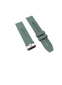HEXABEX Silicone Strap 22MM Band Compatible with Huawei Watch GT 4 46mm/ GT 3/ GT2 46MM/ Huawei Watch 4 pro 48mm/ Samsung Galaxy Watch 3 45mm,Gear S3 Classic/S3 Frontier Green  - Image 2