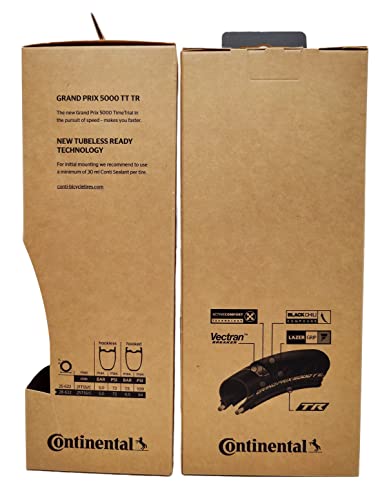 Continental Grand Prix 5000 TT TR Timetrial Tubeless Ready - 700x28 - Black - Set of 2 Tires - Image 2