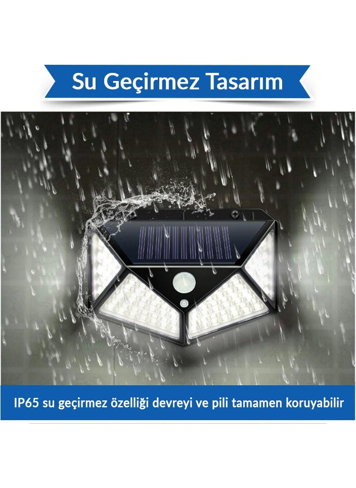 Hero Led - Solar Powered Outdoor Solar Wall Fixture White Light - Image 1