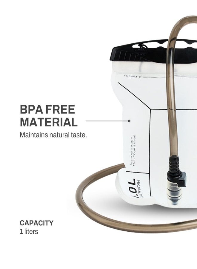 TEGO Pacer 1L / 2L Hydration Reservoir | BPA-Free Running & Hiking Bladder | Snap-Lock Tube | Bite Valve | Compatible with Pacer Trail Vest - Image 3