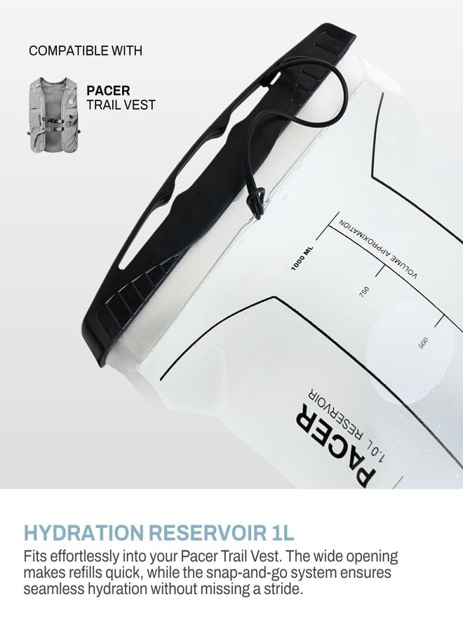 TEGO Pacer 1L / 2L Hydration Reservoir | BPA-Free Running & Hiking Bladder | Snap-Lock Tube | Bite Valve | Compatible with Pacer Trail Vest - Image 5