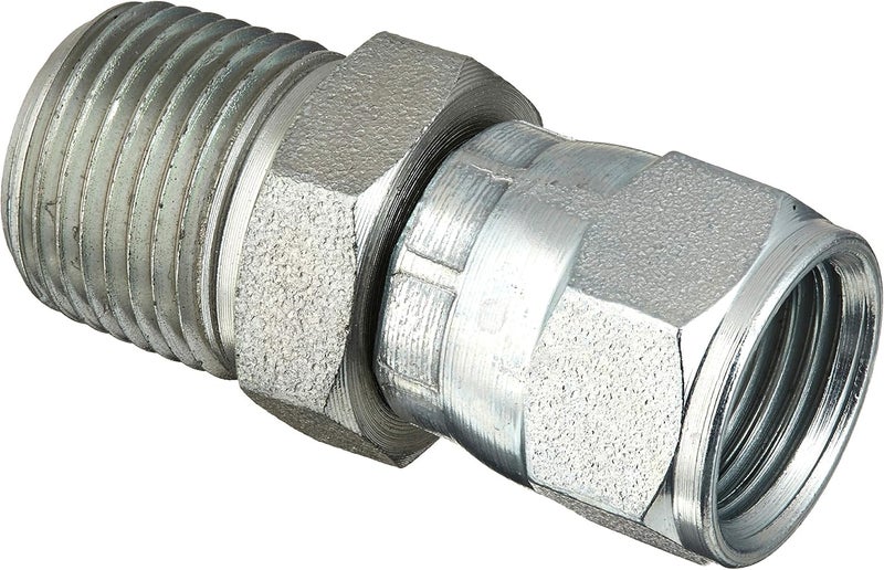 APACHE HOSE  BELTING 39039198 38 Male Pipe x 38 Female Jic 91618 Swivel Hydraulic Adapter