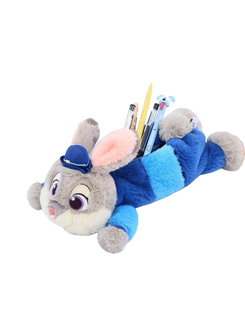 عام حقيبة أقلام جودي من زوتوبيا، مصنوعة من القماش المحشو بلطف، تصميم مرح وعملي لتخزين الأقلام والأدوات الصغيرة، هدية رائعة لمحبي الفيلم والأصدقاء. - Image 2