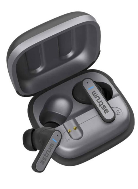 True Wireless Bluetooth Active Noise Cancellation Touch Control Earbuds Auto Pair Up To 35 Hours Playtime Sweat Water and Dust Resistance Works with Google Assistant and Smart Siri