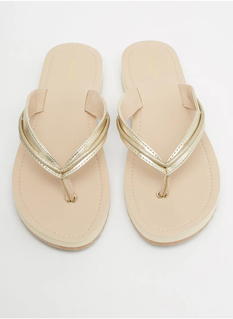 ALDO Casual Flip Flop Sandals Cream