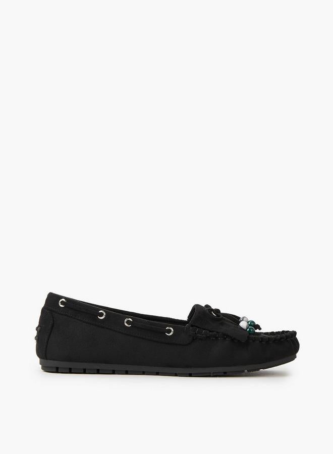 Le Confort Women Textured Moccasins - Image 3
