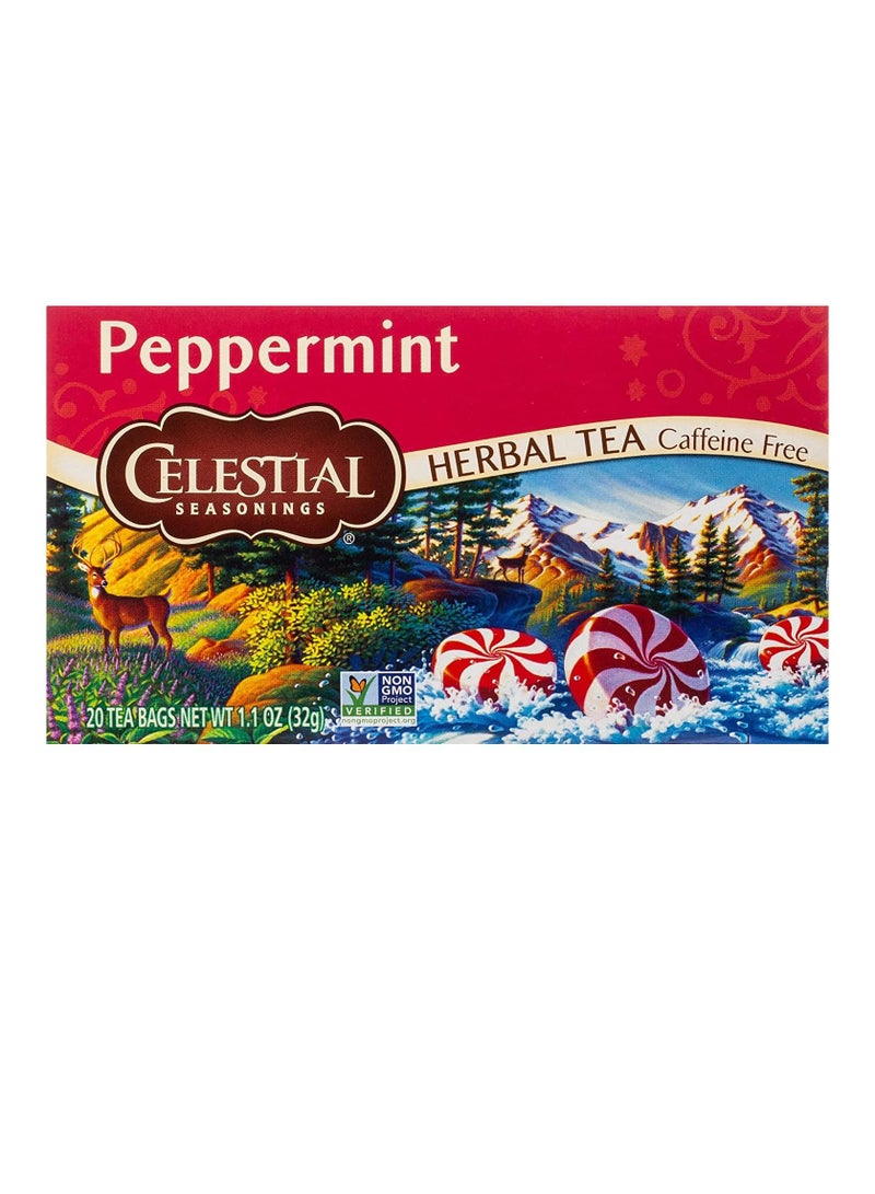 سيليستيال سيزونينجز شاي عشبي خالٍ من الكافيين يحتوي على 20 كيس شاي