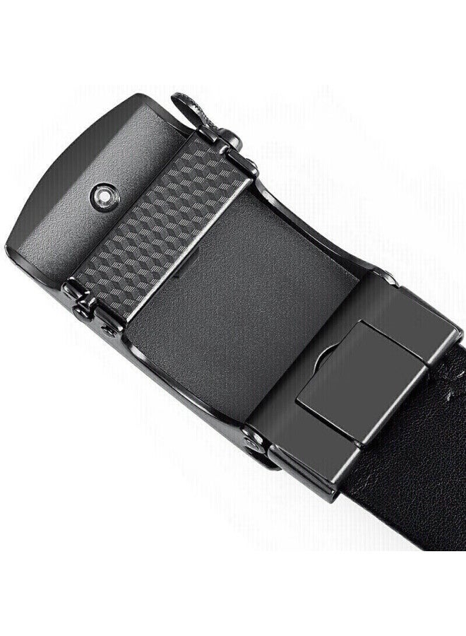 Cartelo Men's Leather Belt, Business Casual Cowhide Automatic Buckle Trouser Belt, Middle-aged And Young Waistband, Birthday Gift For Boyfriend, 520 Gift - Image 3