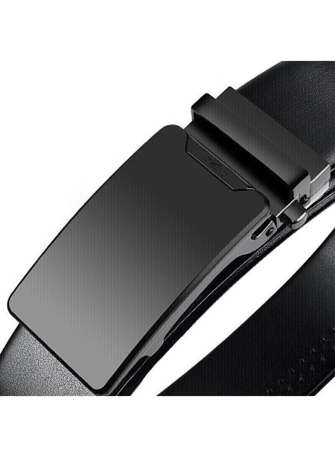 Cartelo Men's Leather Belt, Business Casual Cowhide Automatic Buckle Trouser Belt, Middle-aged And Young Waistband, Birthday Gift For Boyfriend, 520 Gift - Image 1
