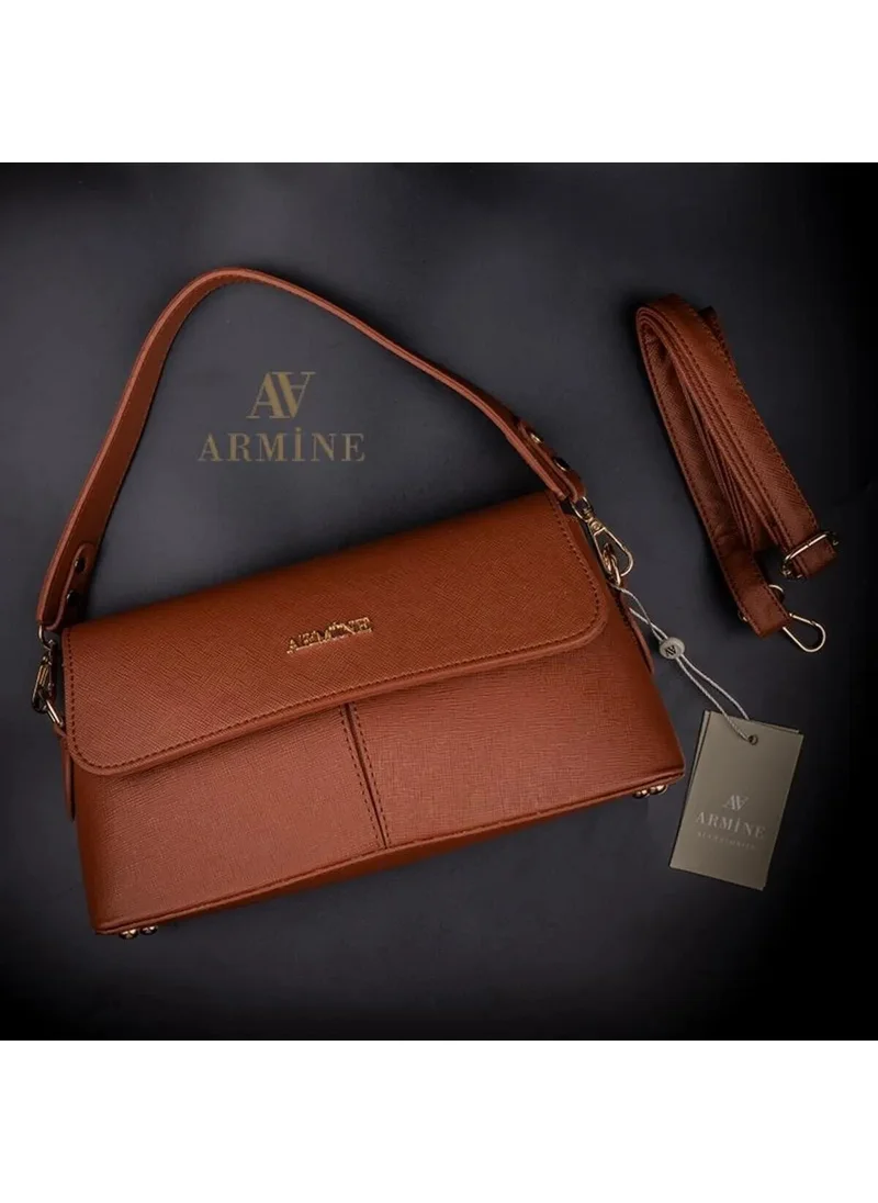 ARMINE Women's Hand and Shoulder Bag Tan 347