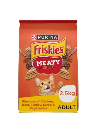 Adult Meaty Grill Dry Cat Food