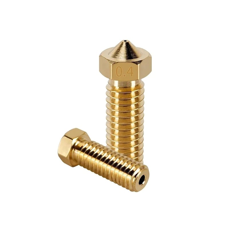 5 Pcs Brass 3D Printer Volcano Nozzles 0.6mm 1.75mm Filament Hotend Nozzle - Image 5