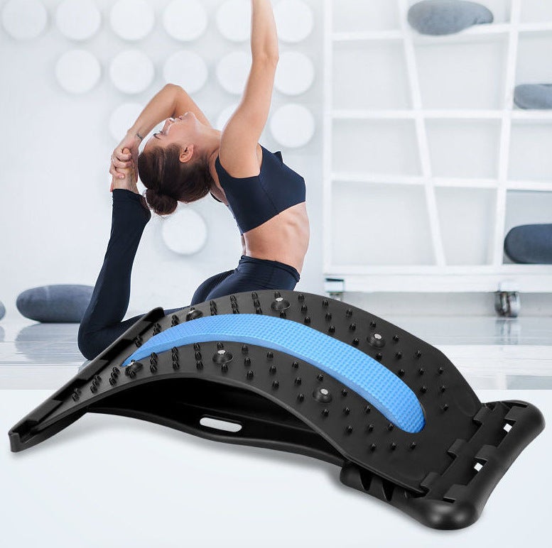 Lumbar Massager Lumbar Soothing Device Indoor Fitness Equipment Lumbar Support Stretching Traction Factory - Image 1