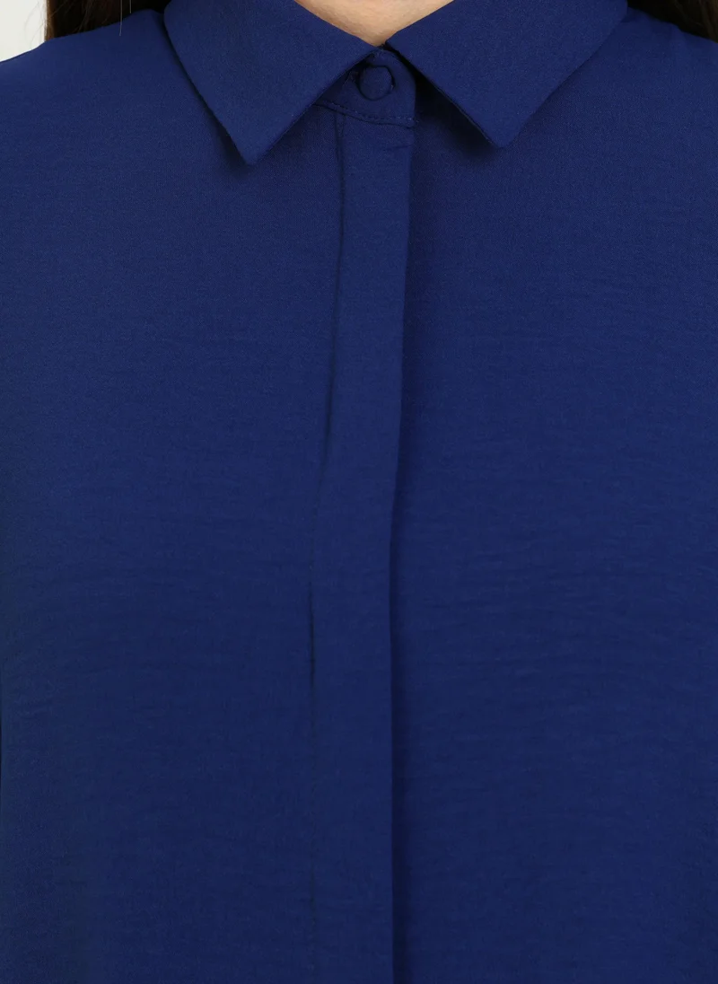 Refka by modanisa Navy Blue - Tunic - Refka