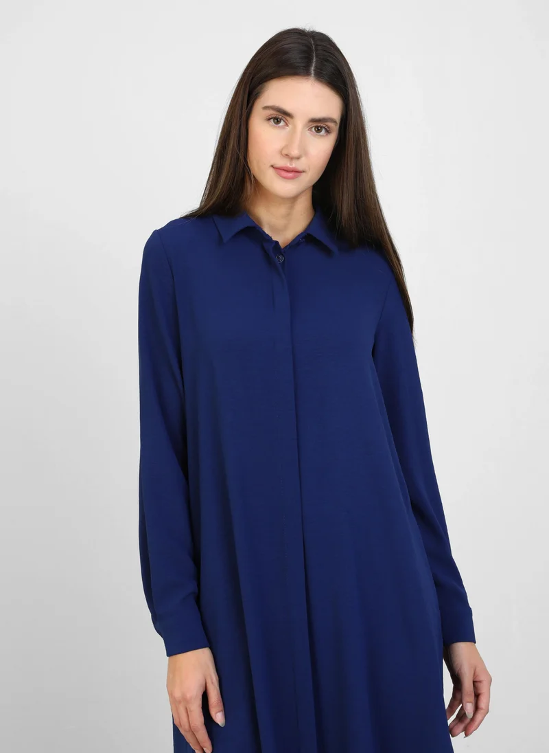 Refka by modanisa Navy Blue - Tunic - Refka