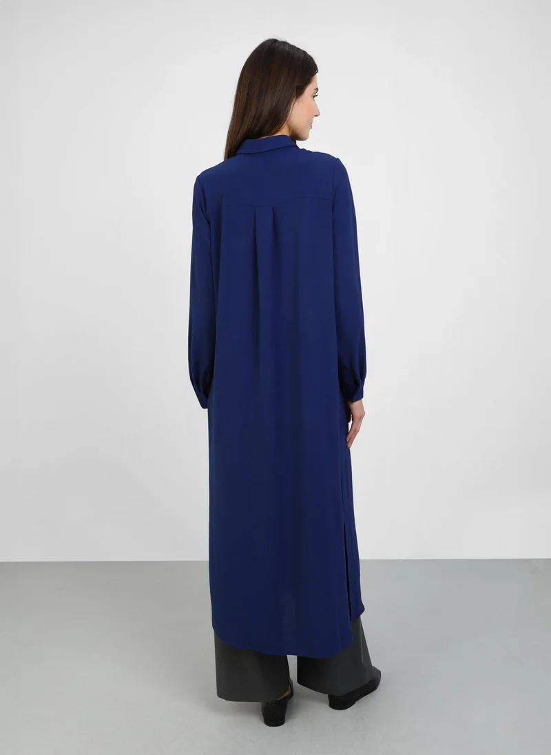 Refka by modanisa Navy Blue - Tunic - Refka