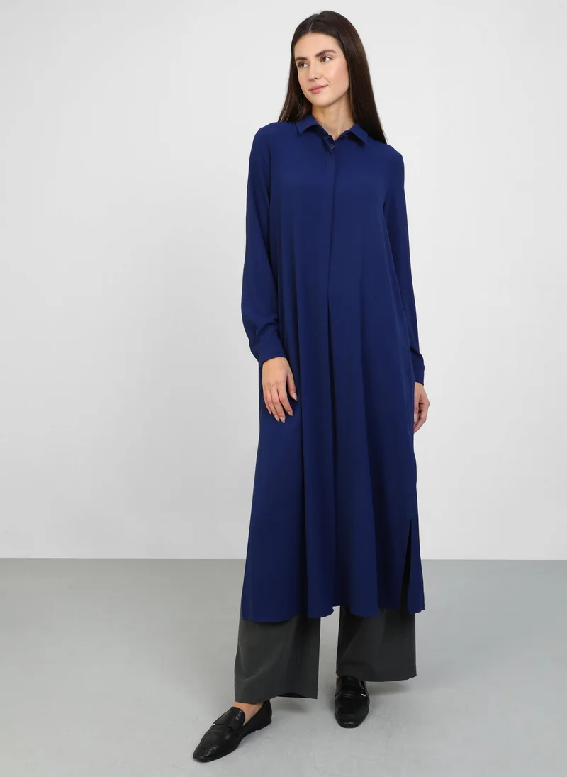 Refka by modanisa Navy Blue - Tunic - Refka