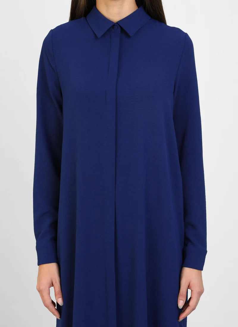 رفقة من مودانيسا Navy Blue - Tunic - Refka