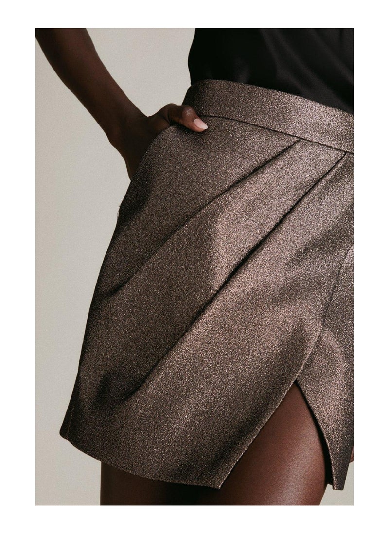 Stretch Metallic Jacquard Mini Skirt - pzsku/ZC2C2B0E978F102E4D266Z/45/_/1701269686/b1f00d4a-c0da-4e72-adb0-f2d1c7e5e593