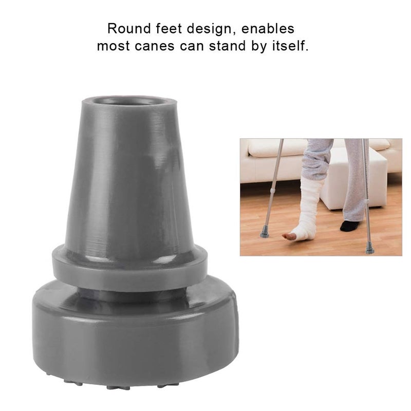 كلاراكو وسادة عكاز قصب ناعمة، وسادة عكاز، مطاط أكسفورد متين مضاد للانزلاق يدور 360 درجة، متانة جيدة لعصي المشي القديمة - Image 5