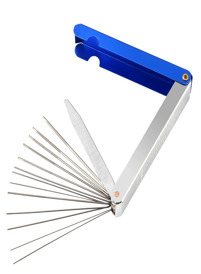 Rubatone Guitar Nut Slotting File Saw Rods Slot Filing Set Needle File Set Luthier Tools Replacement Tip Cleaner Files Blue. - Image 4