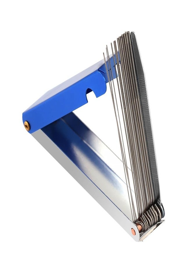 Rubatone Guitar Nut Slotting File Saw Rods Slot Filing Set Needle File Set Luthier Tools Replacement Tip Cleaner Files Blue. - Image 1