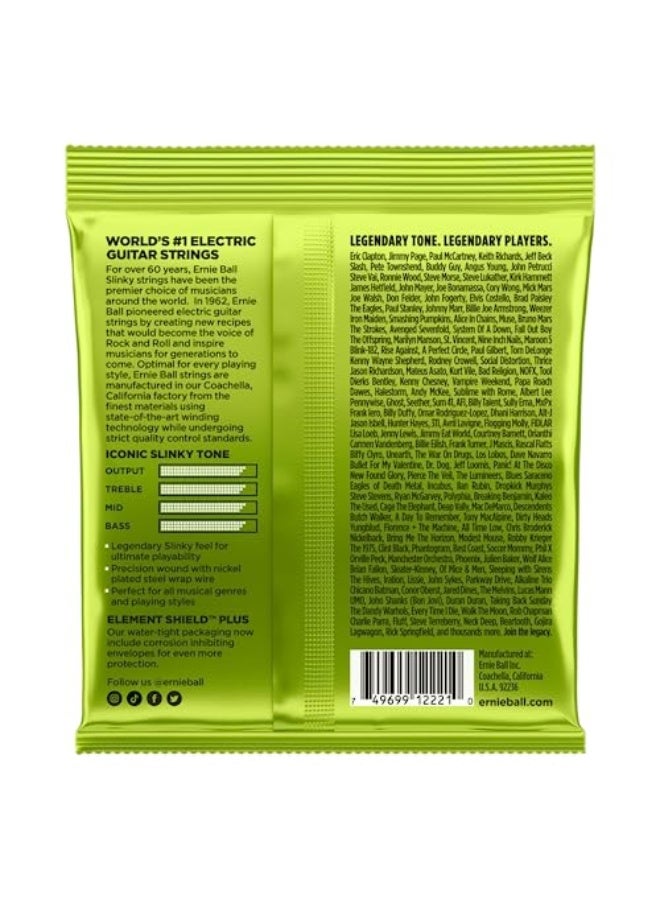 Ernie Ball Regular Slinky Nickel Wound Electric Guitar Strings, 10-46 Gauge (P02221) - Image 2