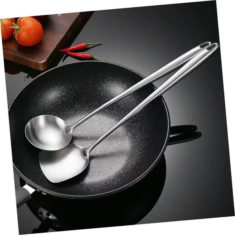 TOYANDONA Stainless Steel Cooking Ladle Ergonomic Long Handle Design Personal Use Home Unique Style Cooking Spoon Convenient Sturdy Kitchen Utensil - Image 5