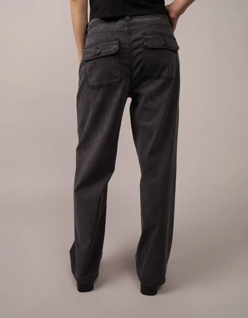 American Eagle AE Dreamy Drape Stretch High-Waisted Stovepipe Crop Pant