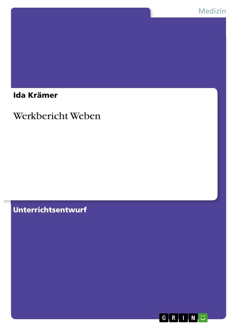 Werkbericht Weben 