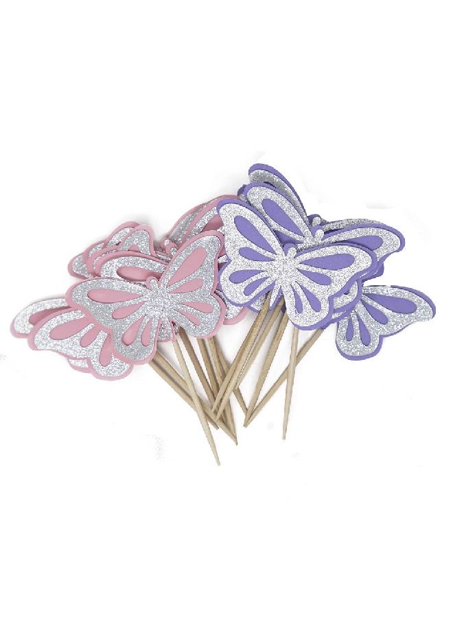 ThePartyPopper Butterfly Cupcake Toppers  - Image 1