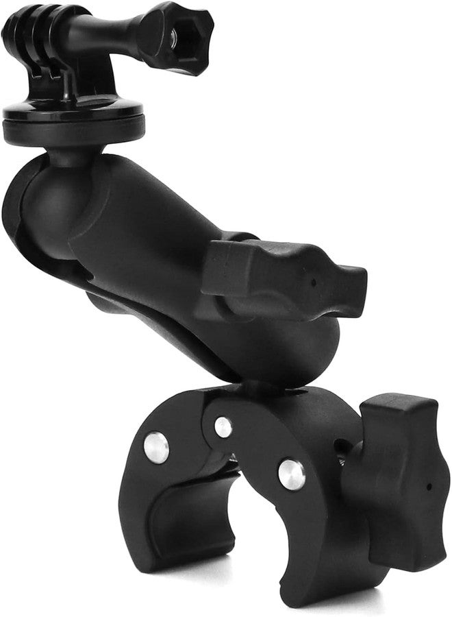 SHOPEE Camera Bike Motorcycle Mount Handlebar Clamp Mount 360° Rotation Compatible with Go Pro and Other Action Cameras - Image 3