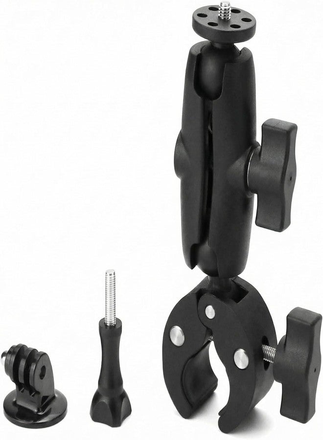 SHOPEE Camera Bike Motorcycle Mount Handlebar Clamp Mount 360° Rotation Compatible with Go Pro and Other Action Cameras - Image 1