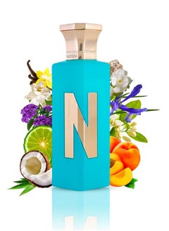 Naseem Twin Paradise Aqua Perfume 75 ml N - series Unisex Eau De Parfum for Men & Women - Subtle Tonal Fragrance - Alcohol-Free, Long Lasting & Hypoallergenic Scent for Every Occasion  - Image 2