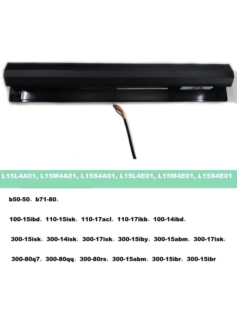 Replacement Laptop Battery 14.4V 2600mAh 37Wh, 4-Cell Li-Ion Battery Compatible with IdeaPad 100, 110, 300 and B Series Laptops - Image 3