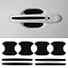 LHDOS 8PCS Car Door Handle Cup Scratch Protector Reflective Sticker AntiScratch Car Door Handle Paint Cover Protective Film Traceless Stickers NonMarking Auto Doors Handles Bowl Sticker - Image 2