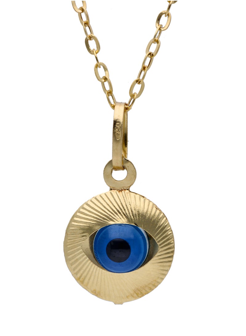 أف كيه جوليريز سلسلة ذهب (سلسلة مع قلادة عين الشر) عيار 18 - Image 1