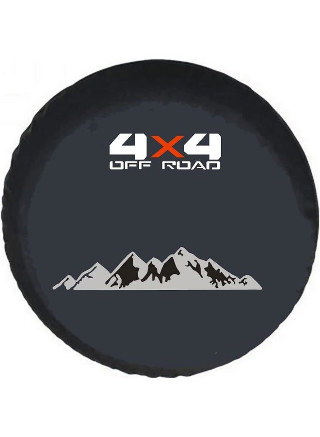 TRIBONES for Jeep Spare Tire Cover, No Camera Hole, Spare Wheel Protector for Jeep JL Wrangler Compass Cherokee Car, Trailer, RV, Truck, SUVs (S: 205/65R15, 215/60R16) - Image 3