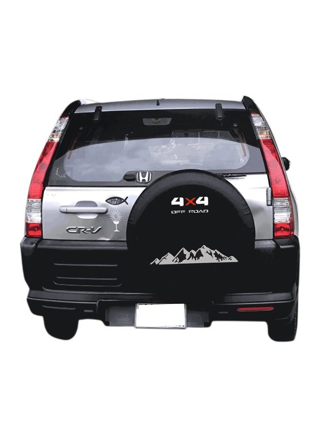TRIBONES for Jeep Spare Tire Cover, No Camera Hole, Spare Wheel Protector for Jeep JL Wrangler Compass Cherokee Car, Trailer, RV, Truck, SUVs (S: 205/65R15, 215/60R16) - Image 1