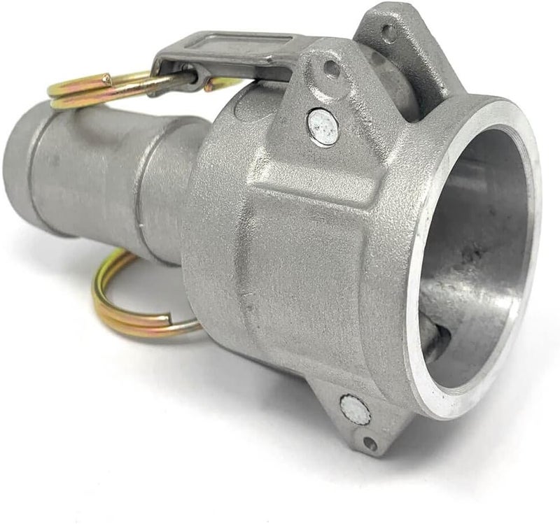 Gloxco Aluminum Type C Cam and Groove Hose Fitting, 1" Female Camlock x 1" Hose Shank (CAM-10-C-AL) - Image 4