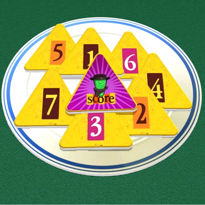 Pandasaurus Games Nacho Pile Party Game - Fast-Paced Game of Chip-Stacking Fun! Push-Your-Luck Strategy Game, Fun Family Game for Kids and Adults, Ages 7+, 2-4 Players, 20 Minute Playtime, Made by - Image 3