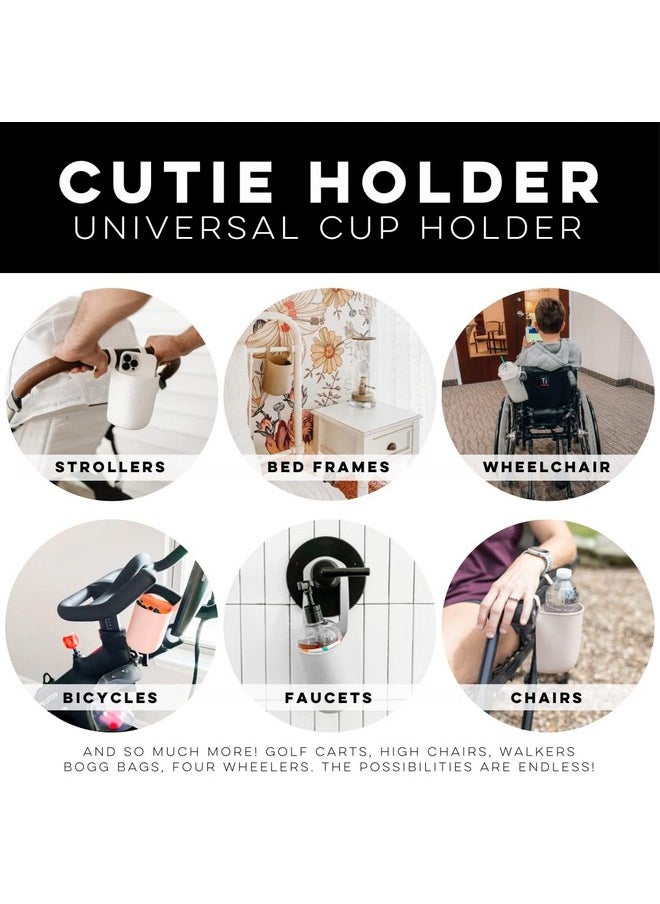 Ryan & Rose - Cutie Holder Universal Stroller Cup Holder (Black) - Image 1