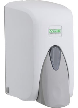 Liquid Soap Dispenser Apparatus With Reservoir White 500 Ml S5