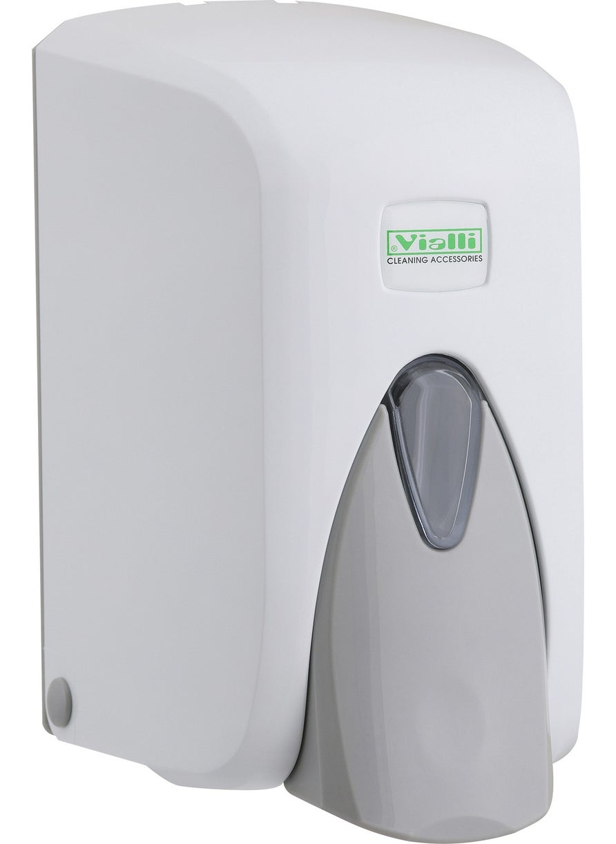 Vialli - Liquid Soap Dispenser Apparatus With Reservoir White 500 Ml S5 - Image 1