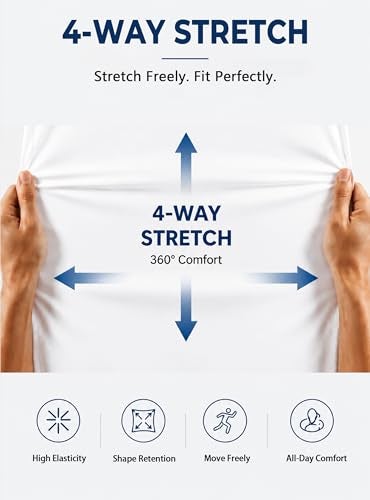SlumberMee Mens Tank Tops Undershirts Viscose Made from Bamboo Soft Breathable Lightweight Cool Slim Fit A-Shirts 3 Pack (White, L) - Image 2