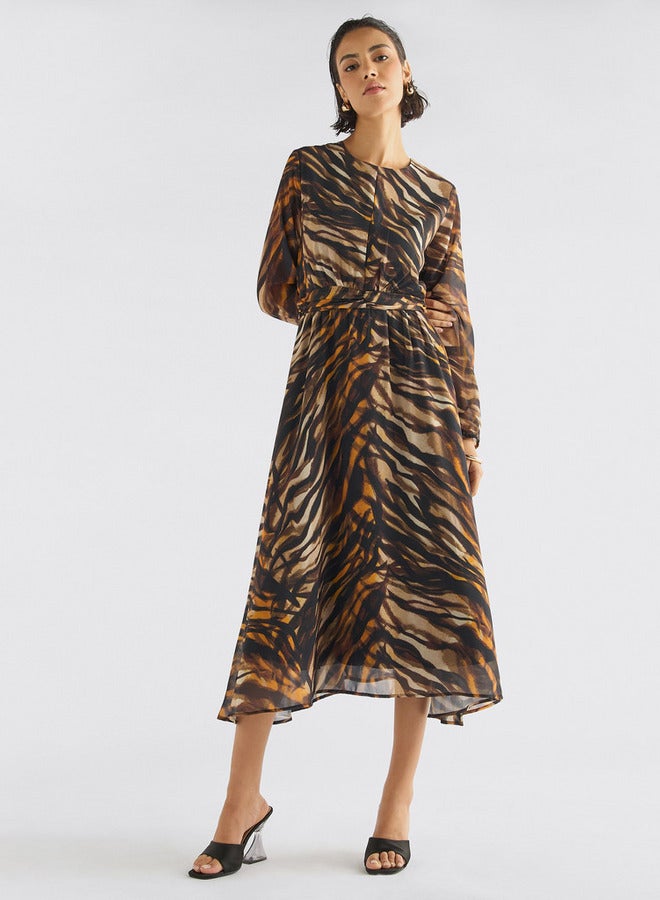 Splash FAV Animal Print Dress - Image 1